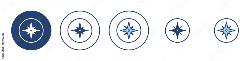 Compass icon vector. arrow compass icon sign and symbol Compass icon vector. arrow compass icon sign and symbol