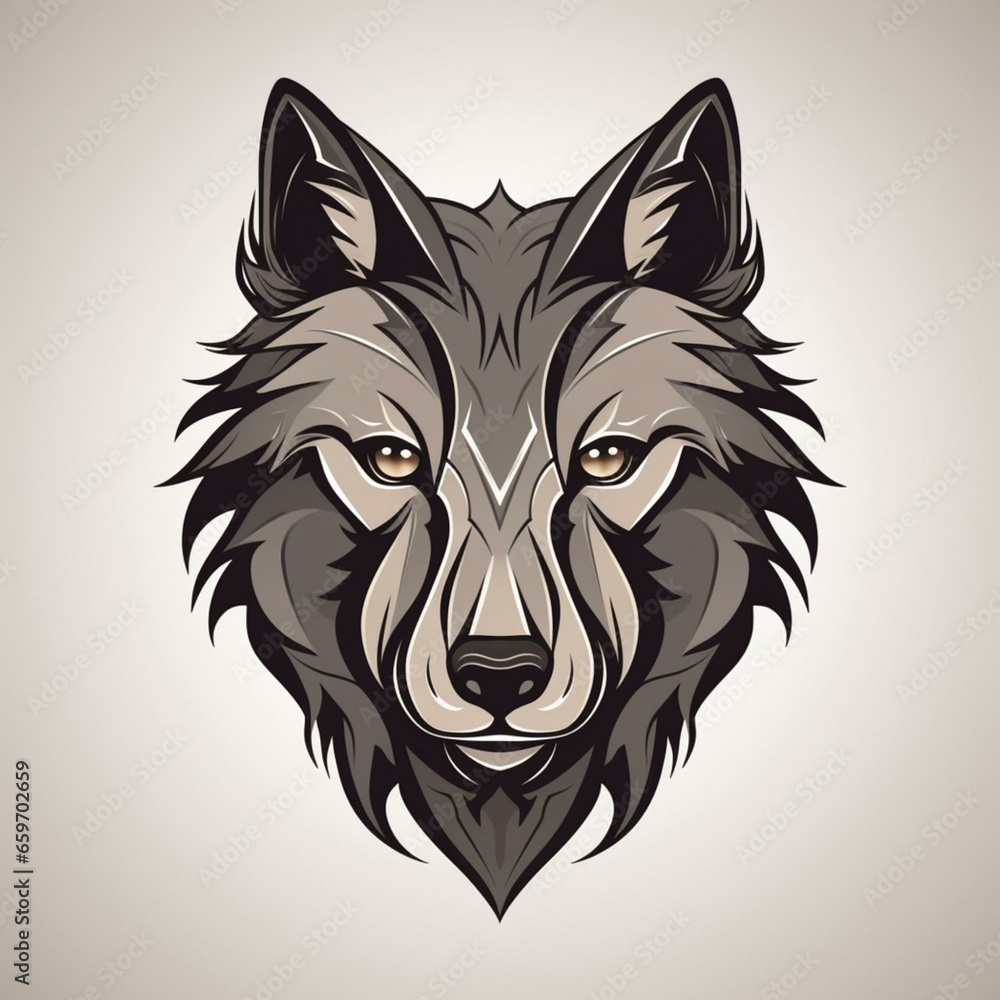 Majestic Wolf Illustration