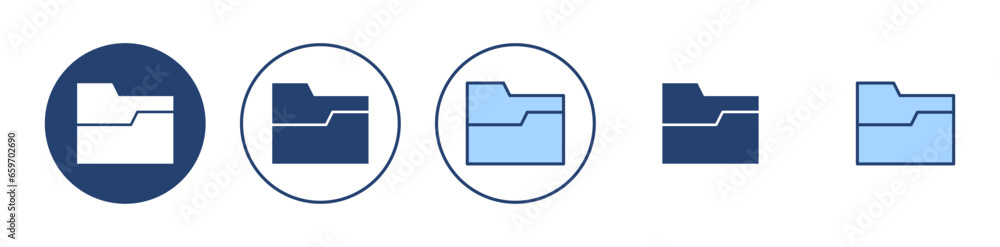 Folder icon vector. folder sign and symbol Folder icon vector. folder sign and symbol