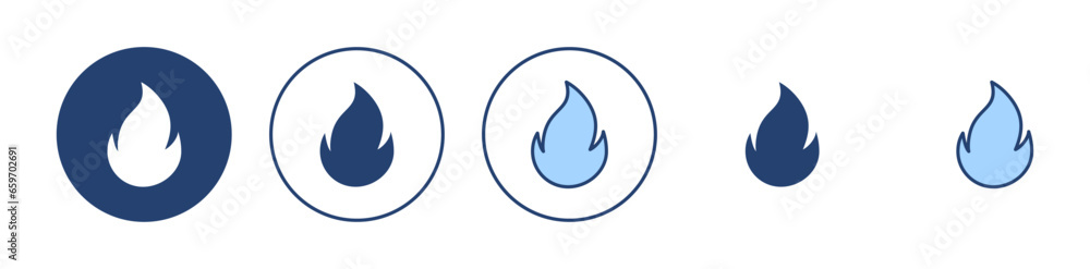 Fire icon vector. fire sign and symbol Fire icon vector. fire sign and symbol
