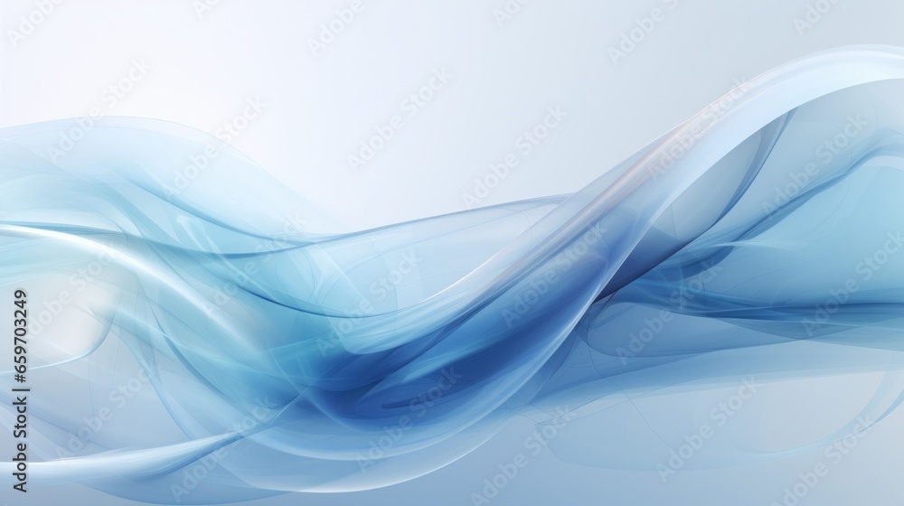 Fototapeta premium abstract design with blue wavy background, vivid, depth, beauty
