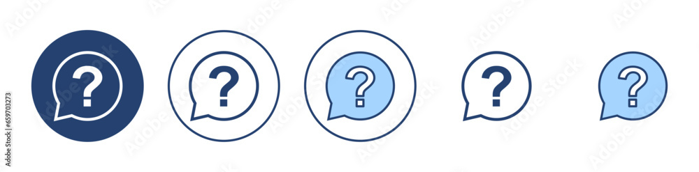 Question icon vector. question mark sign and symbol Question icon vector. question mark sign and symbol