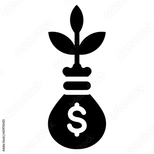 Investment Glyph Icon