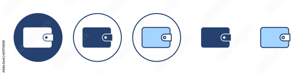Wallet icon vector. wallet sign and symbol Wallet icon vector. wallet sign and symbol