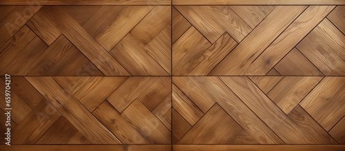 Smooth wooden flooring without visible joints