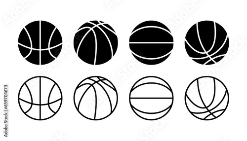 Basketball icon vector. basketball logo vector icon