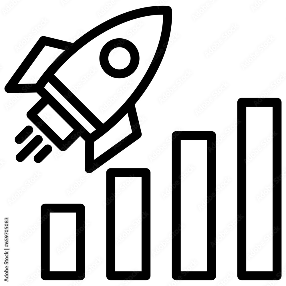 Progressive Outline Icon Progressive Outline Icon