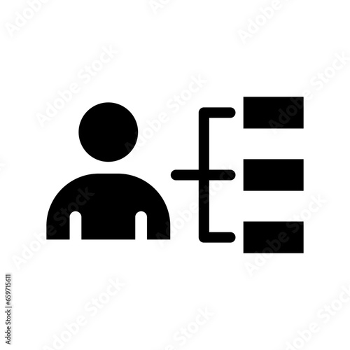 use case glyph icon illustration vector graphic. Simple element illustration vector graphic, suitable for app, websites, and presentations isolated on white background