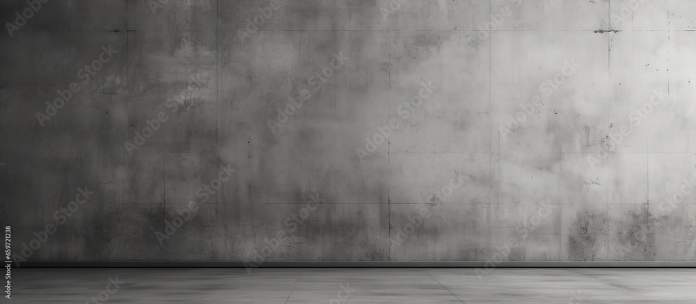 Patterned and textured concrete wall and floor as abstract background - obrazy, fototapety, plakaty 