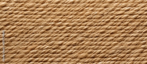 Natural jute fiber as trendy fashion element with thin rope texture design for business card flyer tiles and textile printing photo