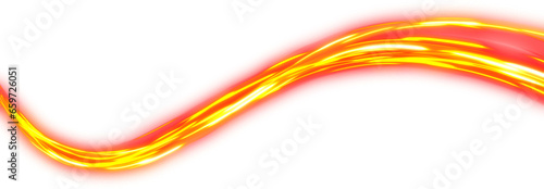 Neon orange Speed ​​Line