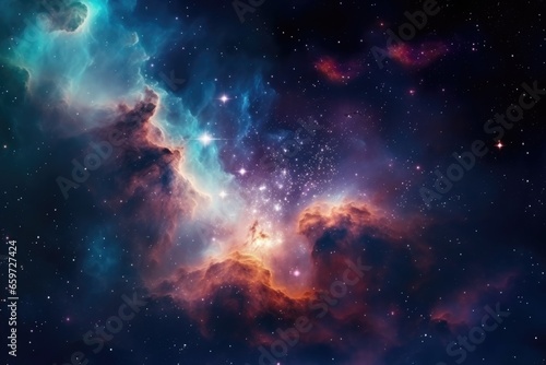 space galaxy background - Generative AI © SupremeTones