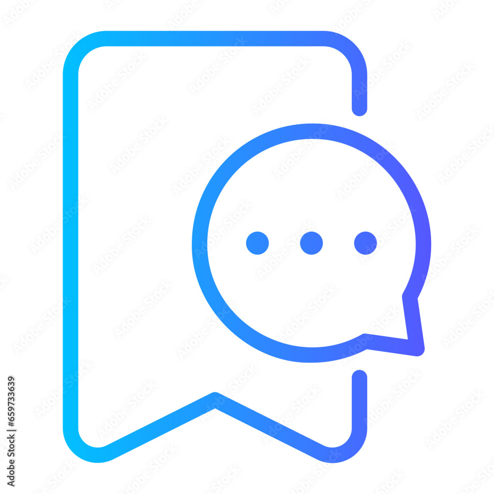 bookmark gradient icon bookmark gradient icon