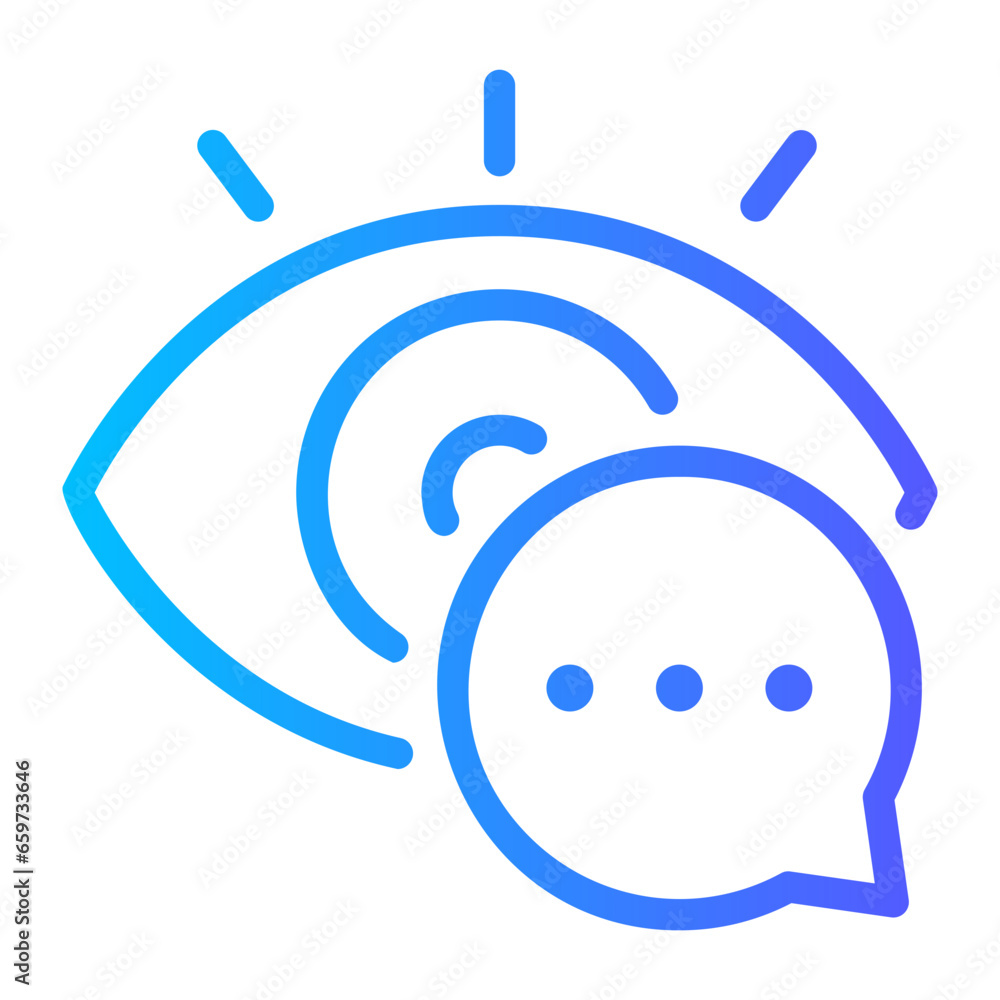 eye gradient icon
