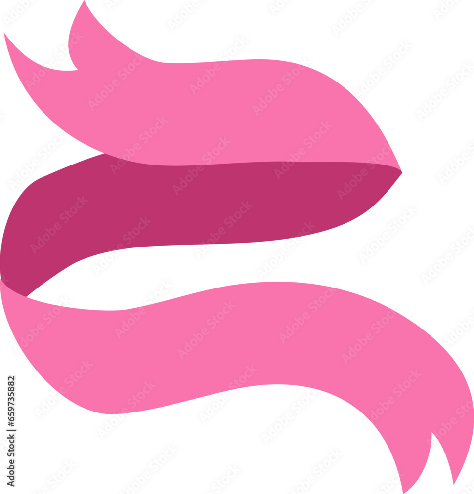 Pink Ribbon For Breast Cancer Awareness