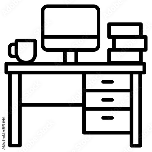 Workplace Desk icon