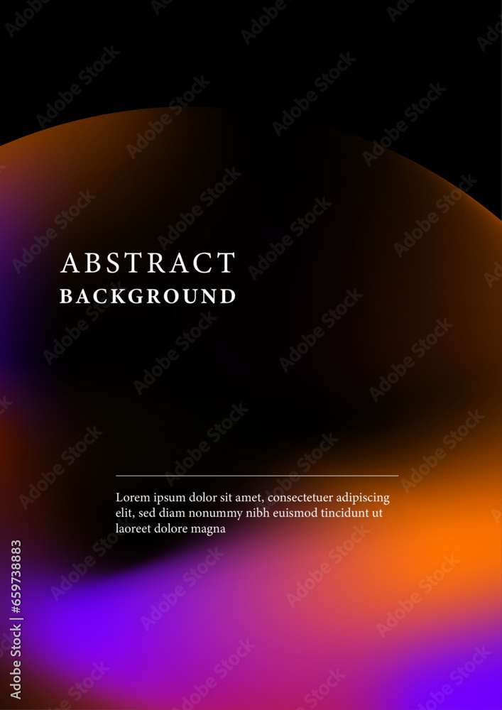 Fototapeta premium Poster background colorful vector abstract gradient