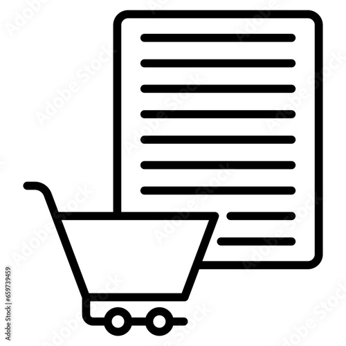 Purchase requisition icon