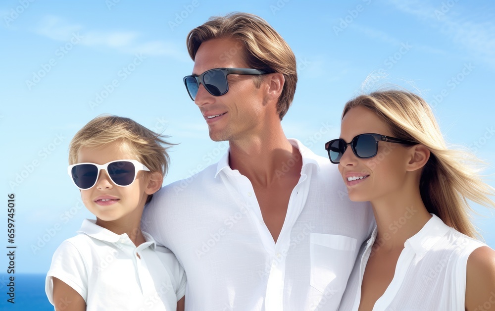Family on a vacation Family on a vacation