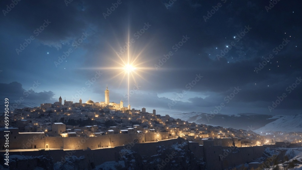 Foto Bethlehem star, Christmas.