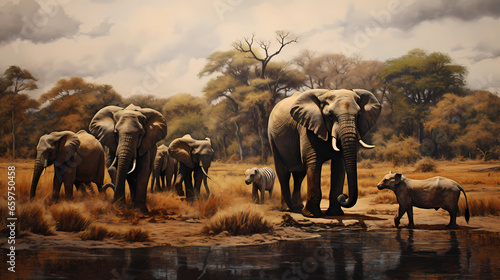  safari in Kruger National Park with elephants