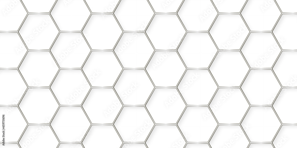 Abstract background with hexagon and white Hexagonal Background. Luxury White Pattern. Vector Illustration. 3D Futuristic abstract honeycomb mosaic white background. geometric mesh cell texture. Abstract background with hexagon and white Hexagonal Background. Luxury White Pattern. Vector Illustration. 3D Futuristic abstract honeycomb mosaic white background. geometric mesh cell texture.