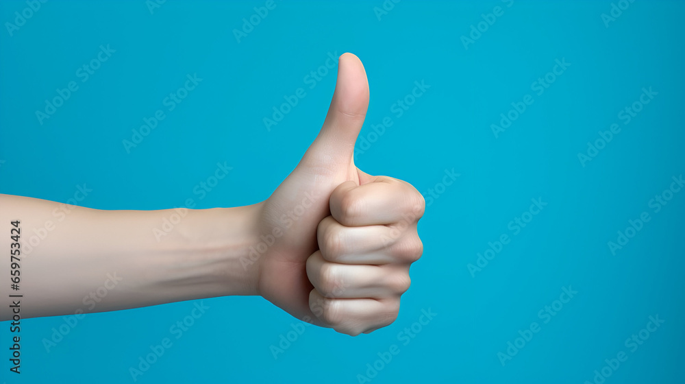 thumbs up sign