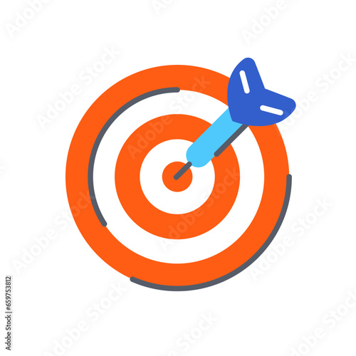 Bullseye aim goal emoji icon