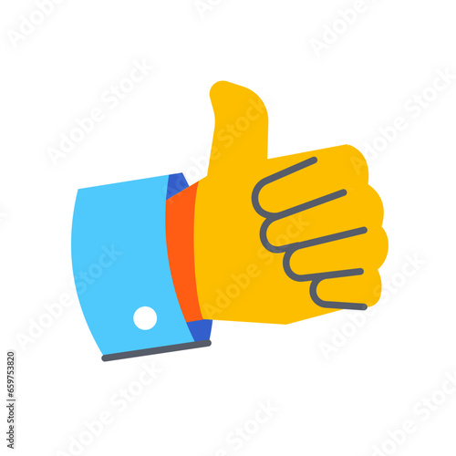 Like gesture hand emoji icon