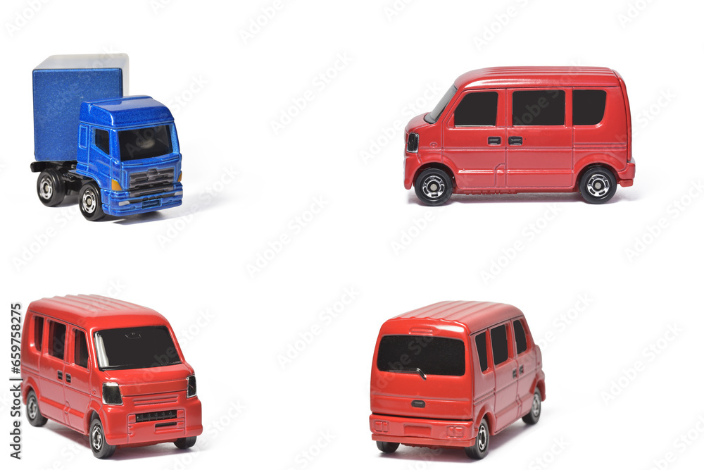 Fototapeta premium Isolated small car toy. has clipping path