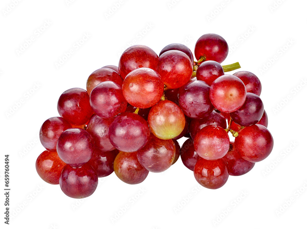 bunch of red grapes transparent png