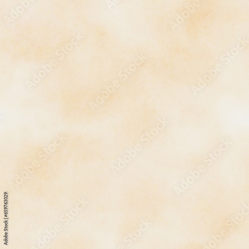 Seamless pattern with watercolor stains. Hand drawn beige repeat background.