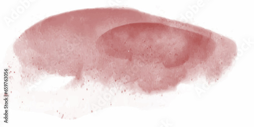 polished rose quartz mineral gemstone isolated. Gently pink strokes and texture of lip gloss or gel lubricant.  Watercolor stain light color. isolated on white background


