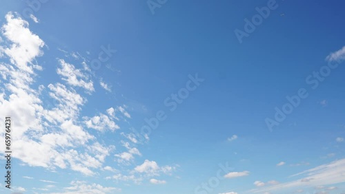 空　青空　雲　タイムラプス