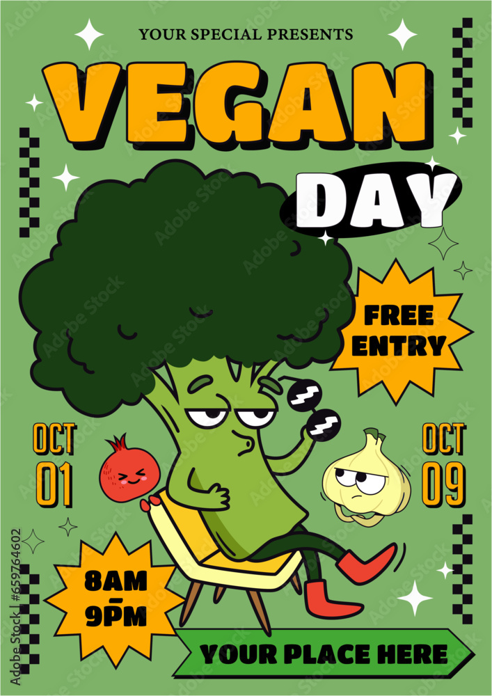 Vegan Day Flyer