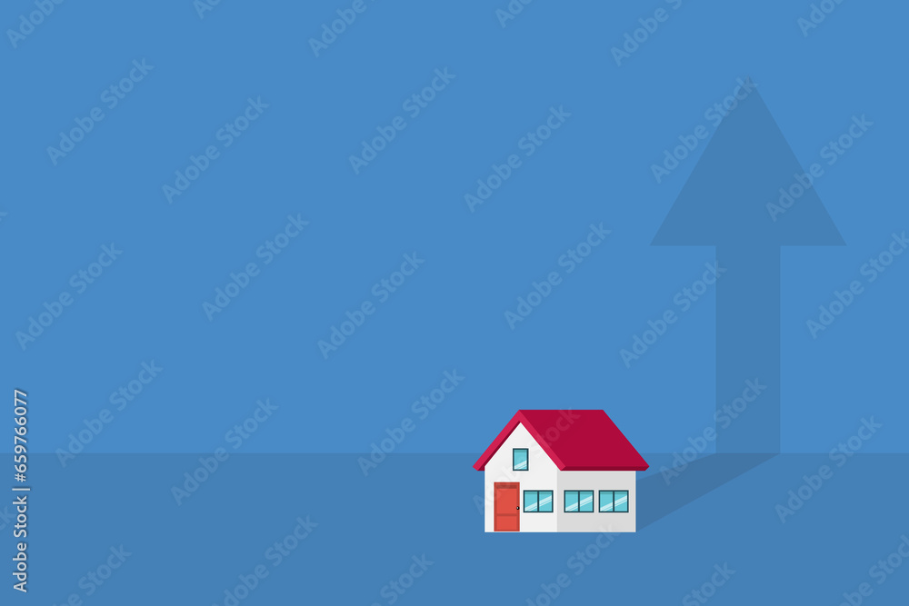 Housing price rising up. Real estate or house price rising. Homes increasing in value. Housing price rising up. Real estate or house price rising. Homes increasing in value.
