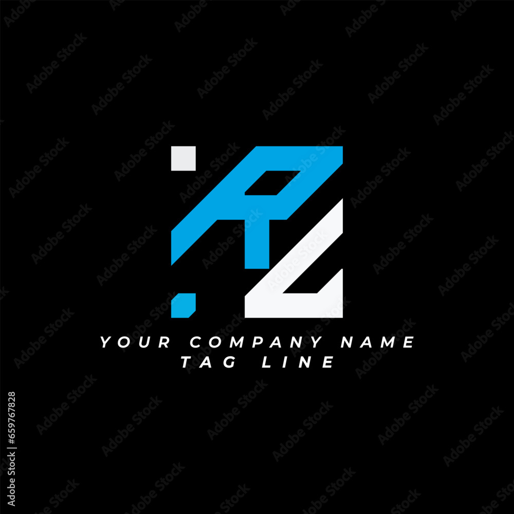 Obraz premium RL letter logo creative design with vector graphic, RL simple and modern logo. RL luxurious alphabet design