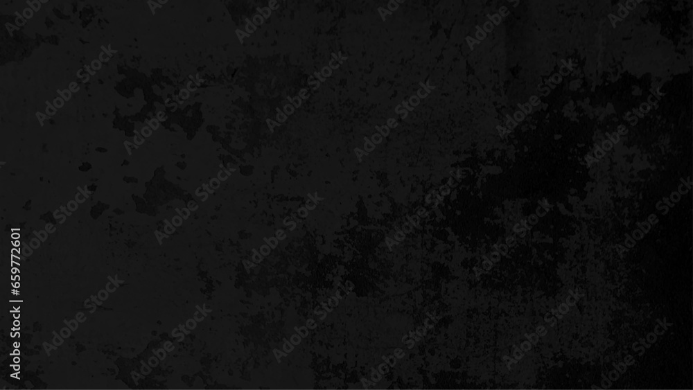 Black slate black board background texture. Vector dark concrete texture. Stone wall background. Black background.