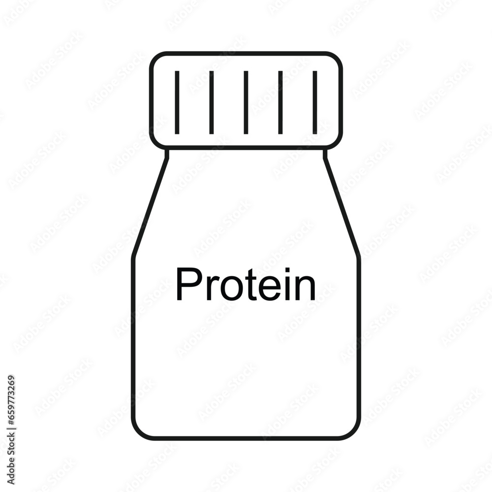 protein icon vector protein icon vector