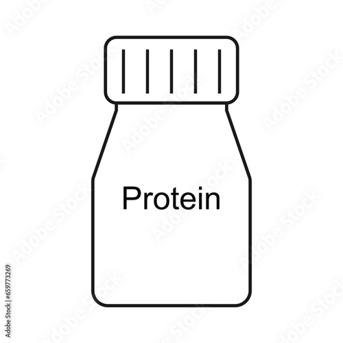 protein icon vector