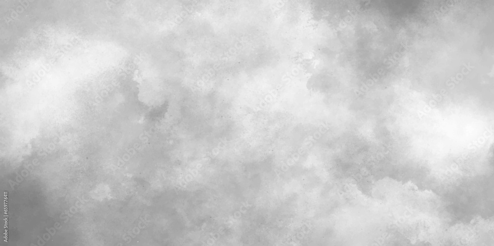 Silver with gray ink and watercolor textures on white paper background ...