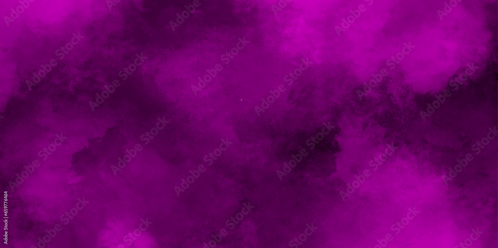 Purple background watercolor vector art texture for poster, cover, banner, flyer, cards Colorful smoke close-up on a black background Empty purple smooth textile grunge texture material. the explosion