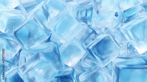 blue ice background photo