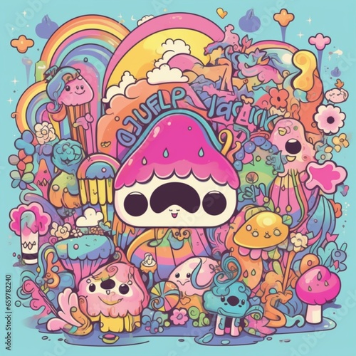 Kawaii Psychedelic Wonderland