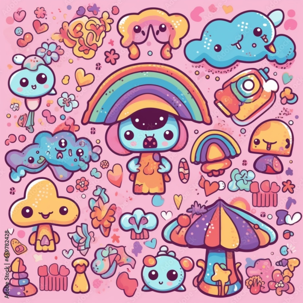 Kawaii Psychedelic Wonderland Kawaii Psychedelic Wonderland