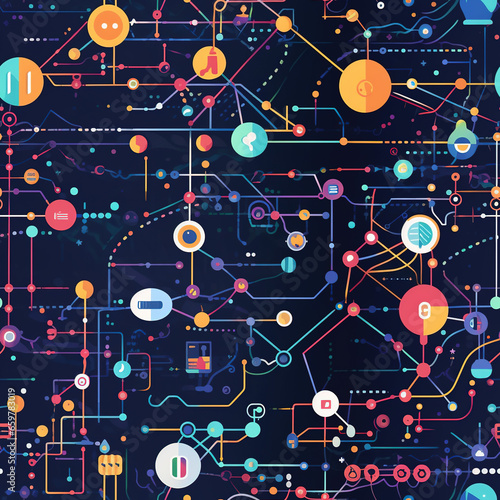 Wallpaper Mural Digital Transformation Seamless Patterns Digital Paper Clip Art Background Torontodigital.ca