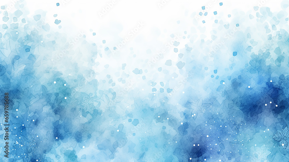 watercolor blue and white gradient, abstract winter background, light cold copy space design blank greeting form watercolor blue and white gradient, abstract winter background, light cold copy space design blank greeting form