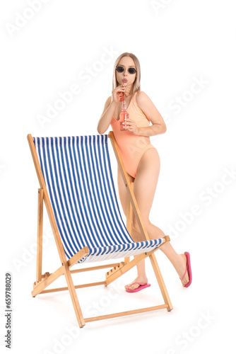 Beautiful young woman with ...