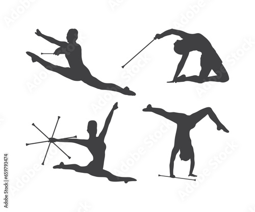 Baton Twirling, Twirling, Baton Twirling Bundle, Baton Twirling silhouette, Baton Twirling, Dance Gymnastics