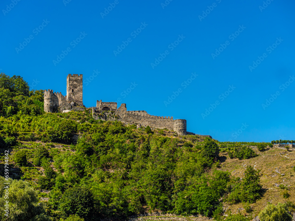 Castle Ruins On Hilltop